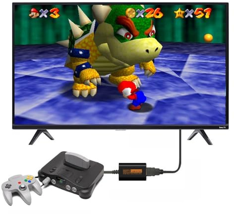Gettimore Cavo convertitore adattatore per Nintendo 64, SNES e console GameCube con uscita digitale 1080P