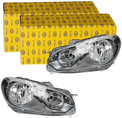 2x Hella Ff Halogen Scheinwerfer