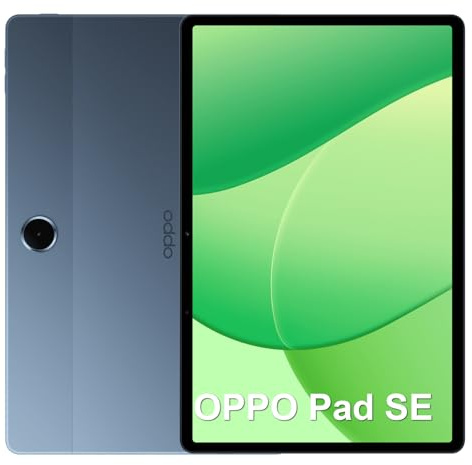 OPPO Pad SE Tablet Android 15, LCD-Bildschirm 11 Zoll FHD 90 Hz, WiFi-Spiel-Tablet 4 GB RAM 128 GB ROM, großer Akku 9340 mAh Supervooc-Aufladung 33 W, Kamera 5 MP, 4 Lautsprecher, Blau