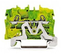 Wago 2-Leiter FV-PE-Klemme, 2002-1207 Green, Yellow