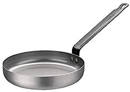 Vogue K378 Omelette Pan 8In 20cm Steel Frying Kitchen Cookware Heavy Duty Non Stick , Silver