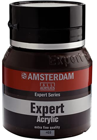 Amsterdam Expert Series Acrylic Paint - Vandyke Brown 403-400 ml Jar - Artist Quality - High Pigmentation & Lightfastness - Heavy Body Textured Finish