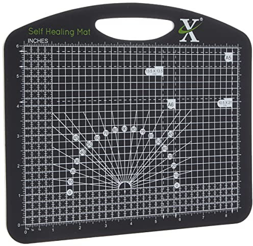 Xcut Craft Art Cutting Mat Self Healing A5, Board Accessories For Craft, Quilting, Sewing, Fabric & Papercraft 14.85 x 21cm, Essential Non Slip Tools