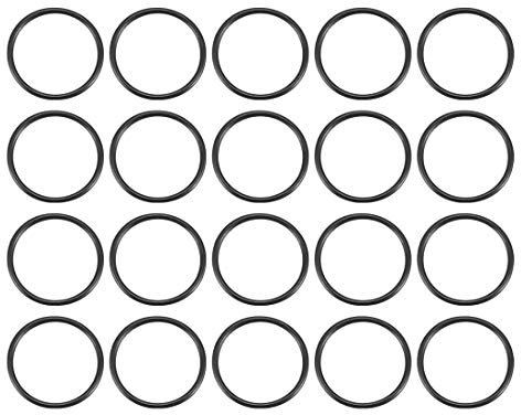 sourcing map Joint Torique 21mm OD 18mm ID 1.5mm Largeur Métrique Nitrile Caoutchouc Joint Étanchéité Paquet de 20