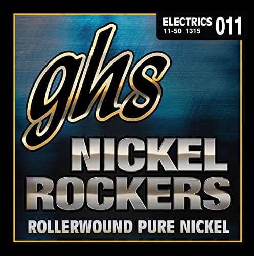 GHS Low Tuned Nickel Rockers - 1315 - Electric Guitar String Set, Light, .011-.050