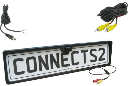 T1 Audio T1CAM-NUMBERPLATE - Rear or Front View Number plate with built-in camera for easier and safer parking with IP Rating.