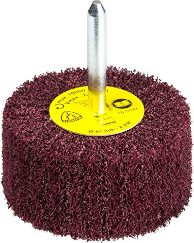 Klingspor 258928 NFS 600 kleiner Vliesmopstift - für Metall und Edelstahl - 80 mm x 50 mm x 6 mm - Feinheitsgrad: Very fine