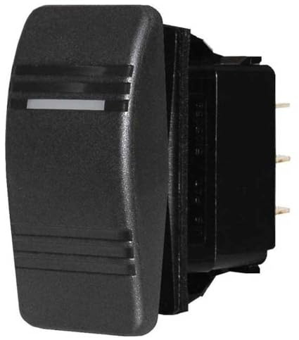 Blue Sea Systems 7945 Contura III (ON)-OFF-ON SPDT Switch , Black