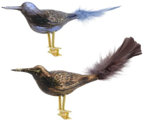 Department 56 Weihnachtsengel mit Federn, 6,3 cm, 2 Stück