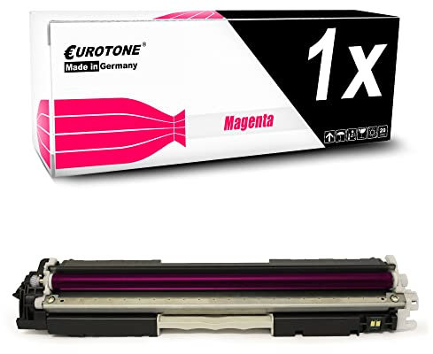 Eurotone Druckerpatrone kompatibel für HP Color Laserjet CP1025 NW Pro 100 MFP M175 A Pro 200 Color MFP 275A Topshot M275, Magenta CE313A Patrone
