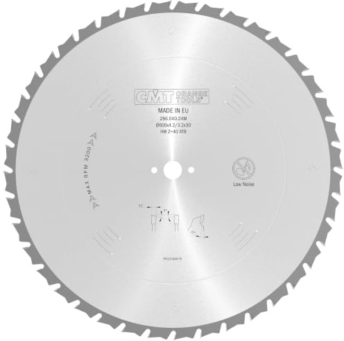 CMT Orange Tools 286.040.24M - Lame Circulaire 600X4.2/3.2X30 Z=40 5°ATB