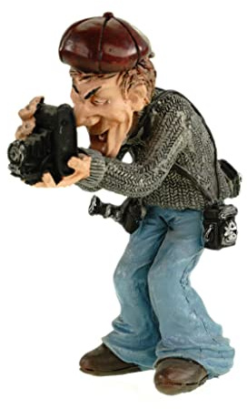Unbekannt Funny Job Fotograf Les Alpes Figur Beruf