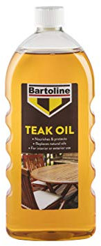 Bartoline Teak Oil Trigger Spray 500ml – Deep Penetrating Wood Oil for Outdoor & Indoor Furniture Garden Furniture, Hardwood Protection & Teak Care