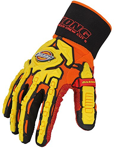 Dickies Schutzhandschuh HD Deck, 1 Stück, S, orange, GL01DH OR S