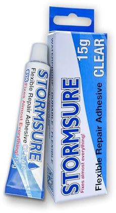 Stormsure Shoe Sole Repair Adhesive: 15g Clear Glue for Durable, Flexible Footwear Repairs