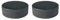 A&R Ice Hockey Puck Black Practice Hard Vulcanized Rubber Lightweight (2-Pack)