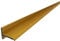 ufitec Sockelprofil SK | für saubere Wand- und Türabschlüsse | Ideal für Renovierungen | Länge: 90 | 100 | 150 und 195 cm, Sichtbreite: 18,4 mm, Selbstklebend | Sie kaufen 1 Profil mit (100 cm, gold)