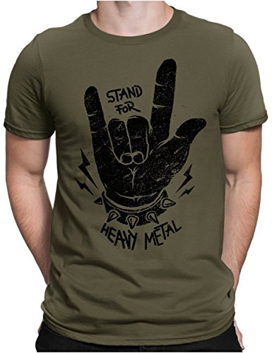 PAPAYANA - Stand for Heavy Metal - Herren T-Shirt Bedruckt | S - 4XL