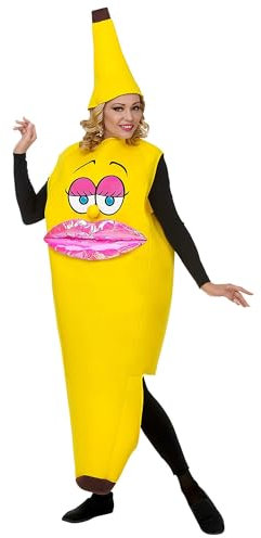 W WIDMANN MILANO Party Fashion - Kostüm Mr Banana, mit Hut, Karneval, Mottoparty