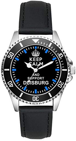 KIESENBERG Duisburg Geschenk Artikel Idee Fan Uhr L-1568