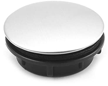 MroMax Tapa de agujero para grifo de fregadero de cocina, acero inoxidable, 1 paquete (0.98 a 1.18 pulgadas de diámetro)