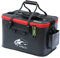 Angeleimer, Tragbarer faltbarer Angelköder-Eimer，Multifunktionaler Behälter für lebende Angelköder, Outdoor-Camping-EVA-Angeltasche und Fischschutzeimer(Schwarz, 30L)