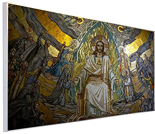 Ecowelle Infrarotheizung mit Bild | 600 Watt | 60x120 cm | Infrarot Heizung| | Made in Germany| k 200 Jesus Christus