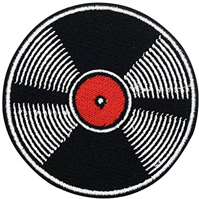 Finally Home Schallplatte Patch zum Aufbügeln | Retro Musik Patches, Rock Vinyl Bügelbild, Old School Aufbügler, Vintage Aufnäher