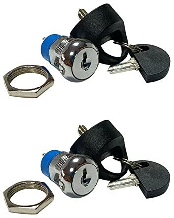BODYA 2 set di ricambio per interruttore a chiave di accensione on/off per motorino elettrico con 4 chiavi