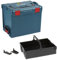 Bosch Sortimo L-BOXX 374 Größe 4 professional blau personalisierbar mit Ihrem Logo | mit Einhängeeinsatz schwarz | Transportsystem Werkzeug | Ideale Werkzeug Aufbewahrung Box
