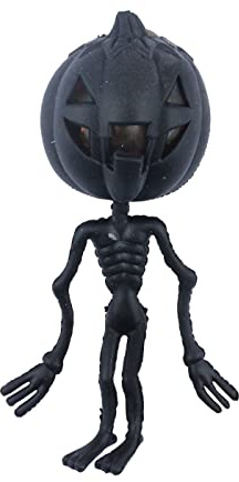 HENBRANDT Squeeze Beadz Pumpkin Skeleton Halloween Party Bag Toy (Black, Pack of 1)