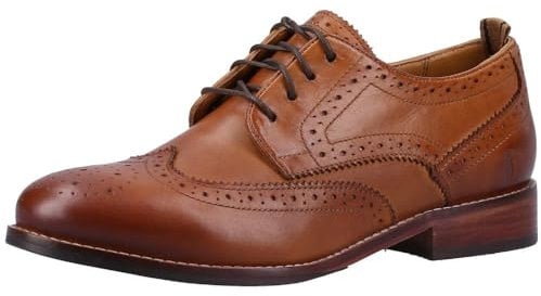 Hush Puppies Women's Natalia Brogues, Tan, 5