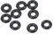 PATIKIL 20Stk Dichtungsringe O-Ringe Gummidichtung 7mm AD 3mm ID 2mm Dicke Nitrilgummi Unterlegscheibe Dichtungssatz Gummischeiben für Auto Klimaanlage Wasserhahn Rohr Schwarz