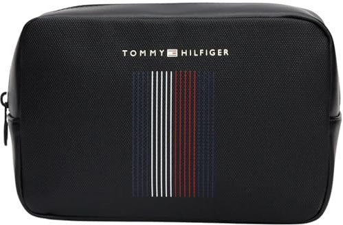Tommy Hilfiger TH FOUNDATION WASHBAG Waschtasche Herren, Schwarz (Black), OS