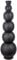 Casablanca modernes Design - Eisen Vase groß - Bodenvase Schwarz - Höhe 112 cm - Wohnzimmer Dekoration