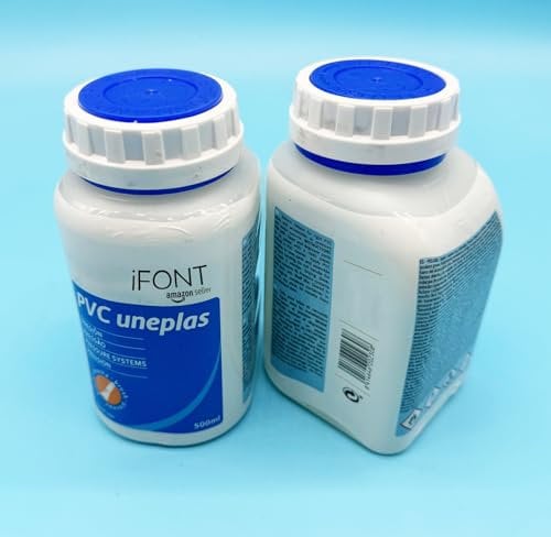 2 Unidades Pegamento para Plasticos Especial PVC | Adhesivo especial Fontaneria | 2 Unidades de 500ml