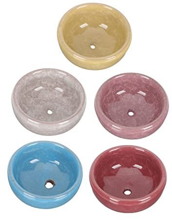 GAROZATION 5 Stück Schlafschale Lotustopf Übertopf Bonsai Töpfe Übertopf Terrakotta Schalen Für Pflanzen Mini Pflanztöpfe Töpfe Für Den Innenbereich Gartentöpfe Zimmerpflanzen Für