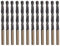 Misuyue 12 brocas de metal, juegos de brocas HSS de 5 mm, brocas helicoidales de carburo para metal, acero inoxidable, aleación de aluminio, brocas para madera