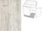 Premium-Ambiente WAF166 Unterschrank 1-türig Eckschrank 2 Fachböden 100cm breit Softclosing EURODEKOR® (Breite 100cm, Anschlag rechts, 26 Cascina Pinie)