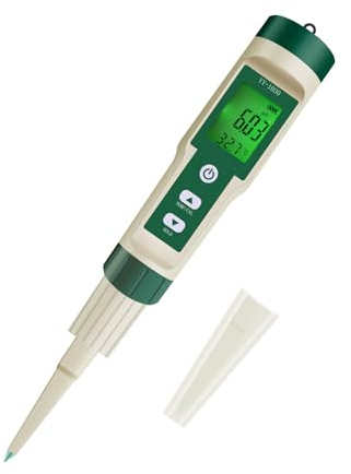 pH Tester Kit, YF-T9-YY1030 Food ph Meter,Digital ph Tester Pen for Bread, Cheese, Sauce, Kombucha, Soil, Water, Sushi, Cosmetic ph Tester with ATC，℃ and ℉