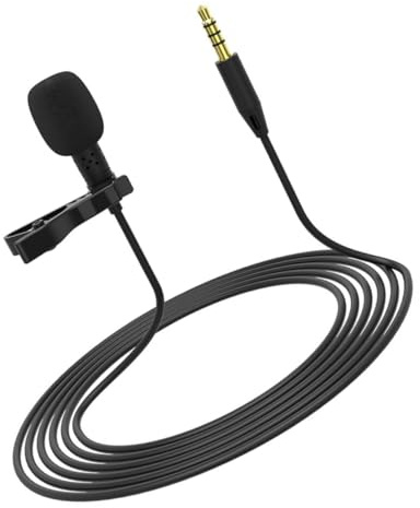 Operitacx Kompaktes Ansteckmikrofon Für Kamera Leichtes Ansteckmikrofon Für Telefon Effektives Geräuschfiltern Hervorragende Klangqualität Benutzerfreundliches Design