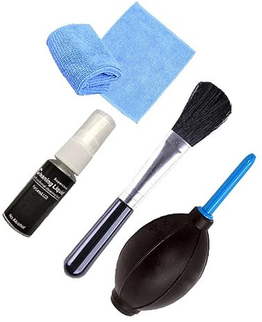Holibanna 4 Stück Computer Reinigungsset Bildschirmreiniger Mit Luftgebläse Tastaturbürste 20 Ml Reinigungslösung Und Mikrofaser Tuch Staubentfernend Fürpc Laptop Und Elektronik