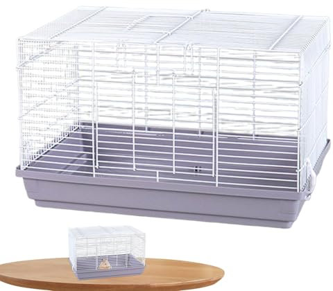 DAWCBVJQ 47x30x30 cm Nagerkäfig Kleintierkäfig Großer Hamsterkäfig Chinchilla Cage Hedgehog Cage Drahtkäfigkörpe ABS Chassis Gründung Zu Hause,Belüftete Lebensraum Für Kleine Tier