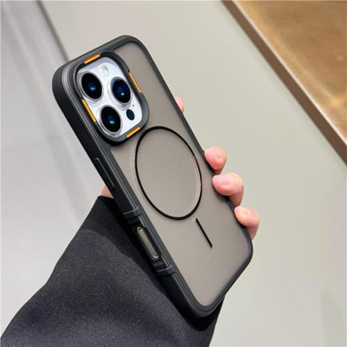 ORBANA Custodia protettiva antiurto opaca traslucida per iPhone 14 Pro Max (per iPhone 14 Pro Max/viola)