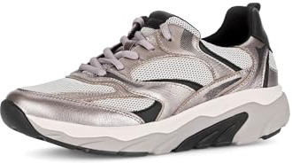 Gabor Damen Low-Top Sneaker, Frauen Halbschuhe,Sportschuhe,Freizeitschuhe,Turnschuhe,Laufschuhe,schnürschuhe,ltdkrose/schwarz,41 EU / 7.5 UK