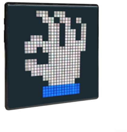Personalisierter Pixel-Kunst-Display-Rahmen mit lebendigen LED-Lichtern für atemberaubendes Heimdesign (64 x 64 Pixel)