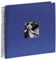 Hama Fotoalbum 28x24 cm (Spiral-Album mit 50 schwarzen Seiten, Fotobuch mit Pergamin-Trennblättern, Album zum Einkleben und Selbstgestalten) Azur-blau