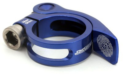 MSC Bikes MSC Ergo Aluminium + Ti Seat Post Clamp blue blue