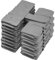 KCT 4 Pack - Grey Stone Cobble Effect Garden Lawn Border Edging Interlocking Path Edge - 40 Pieces Total
