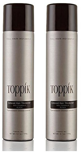 TOPPIK 2 x Haarverdichtungsspray Hellbraun Hair Thickener Spray Haarverdichtung